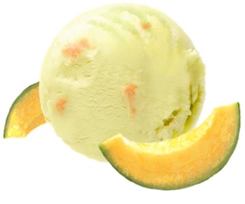 Laktosfri Melon Gräddglass